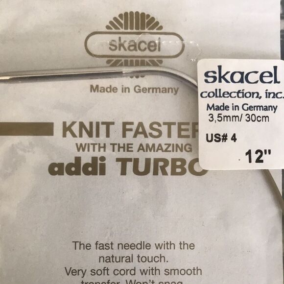 Skacel Addi Turbo Circular Knitting Needles US 4 12” - Picture 2 of 5